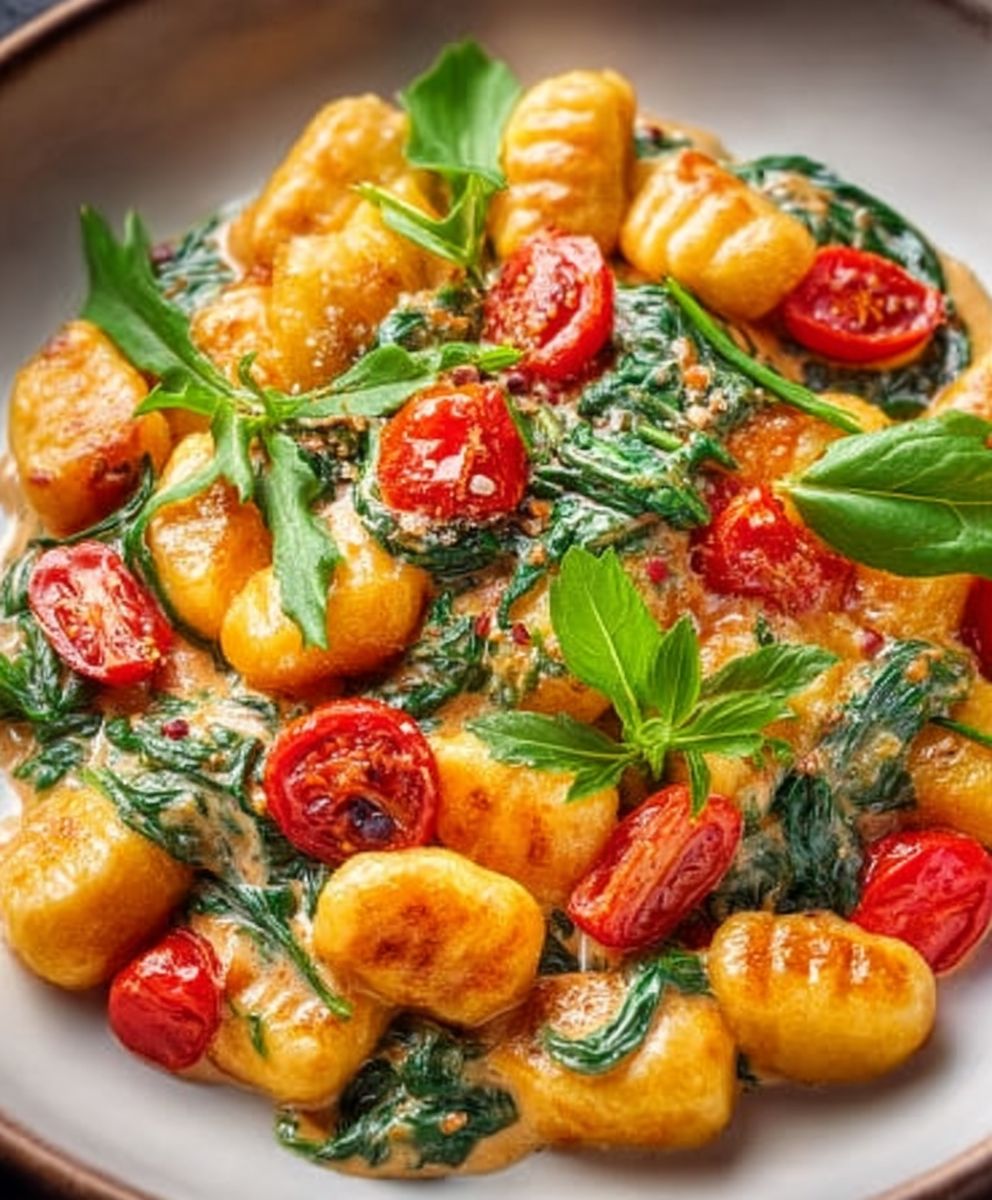 Gnocchi aus der Pfanne mit Tomaten und Spinat: Ein unglaubliches, ultimatives Rezept image 2