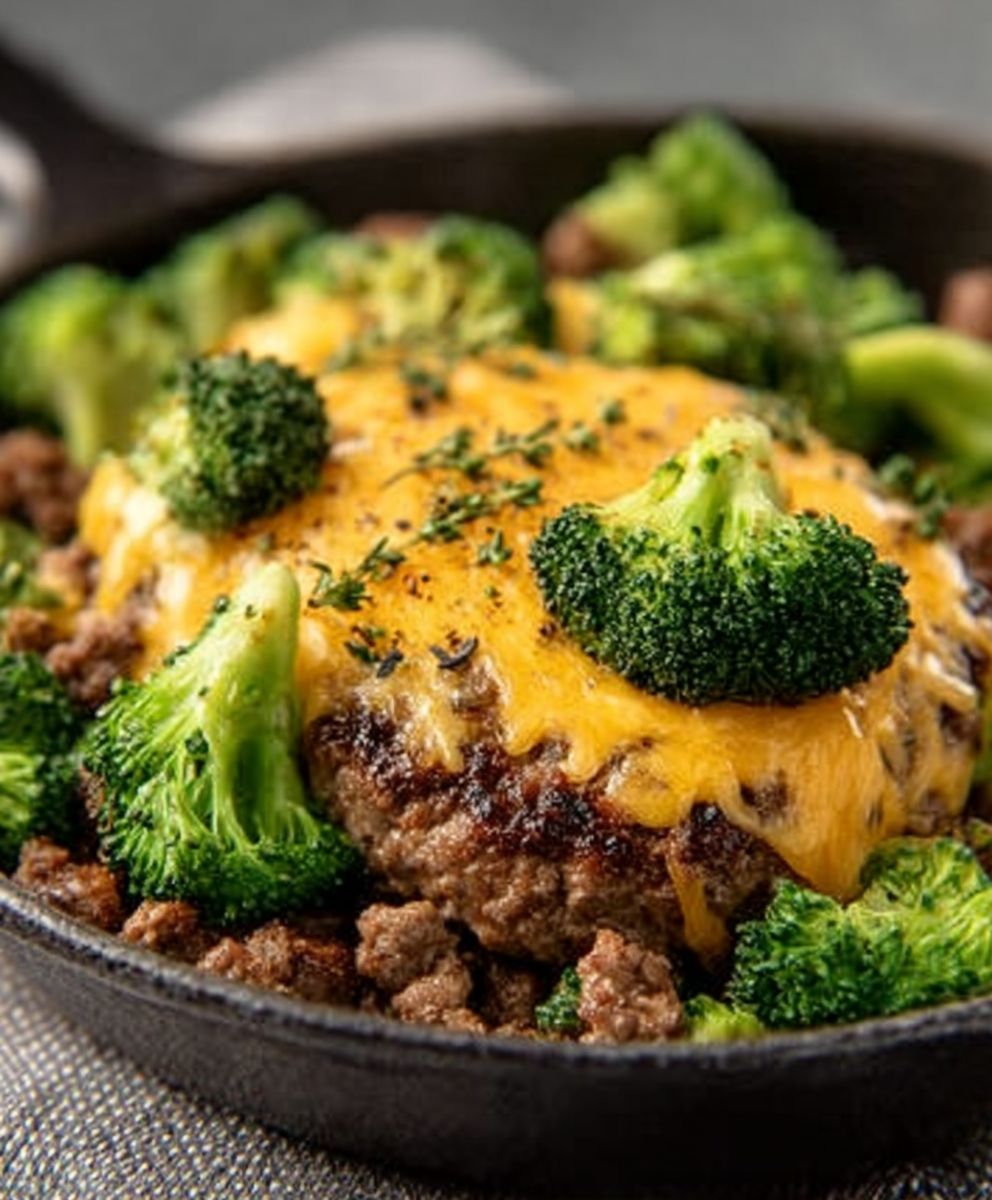 Keto-Hamburger-Brokkoli-Pfanne image 2