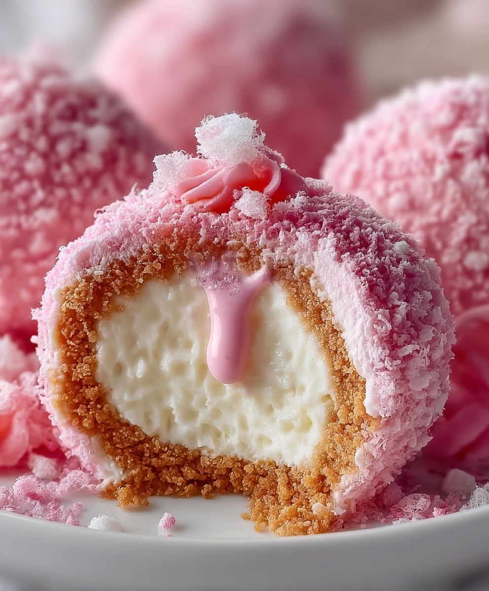 Leckere Zuckerwatte-Käsekuchen-Bomben image 2