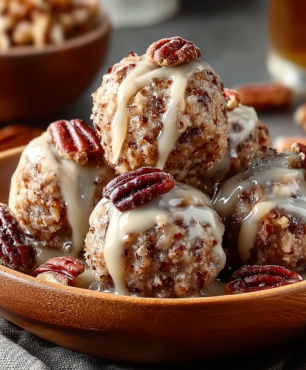 Pecan Crunch Glazed Bites: Genuss ohne Backen in jedem Bissen image 2