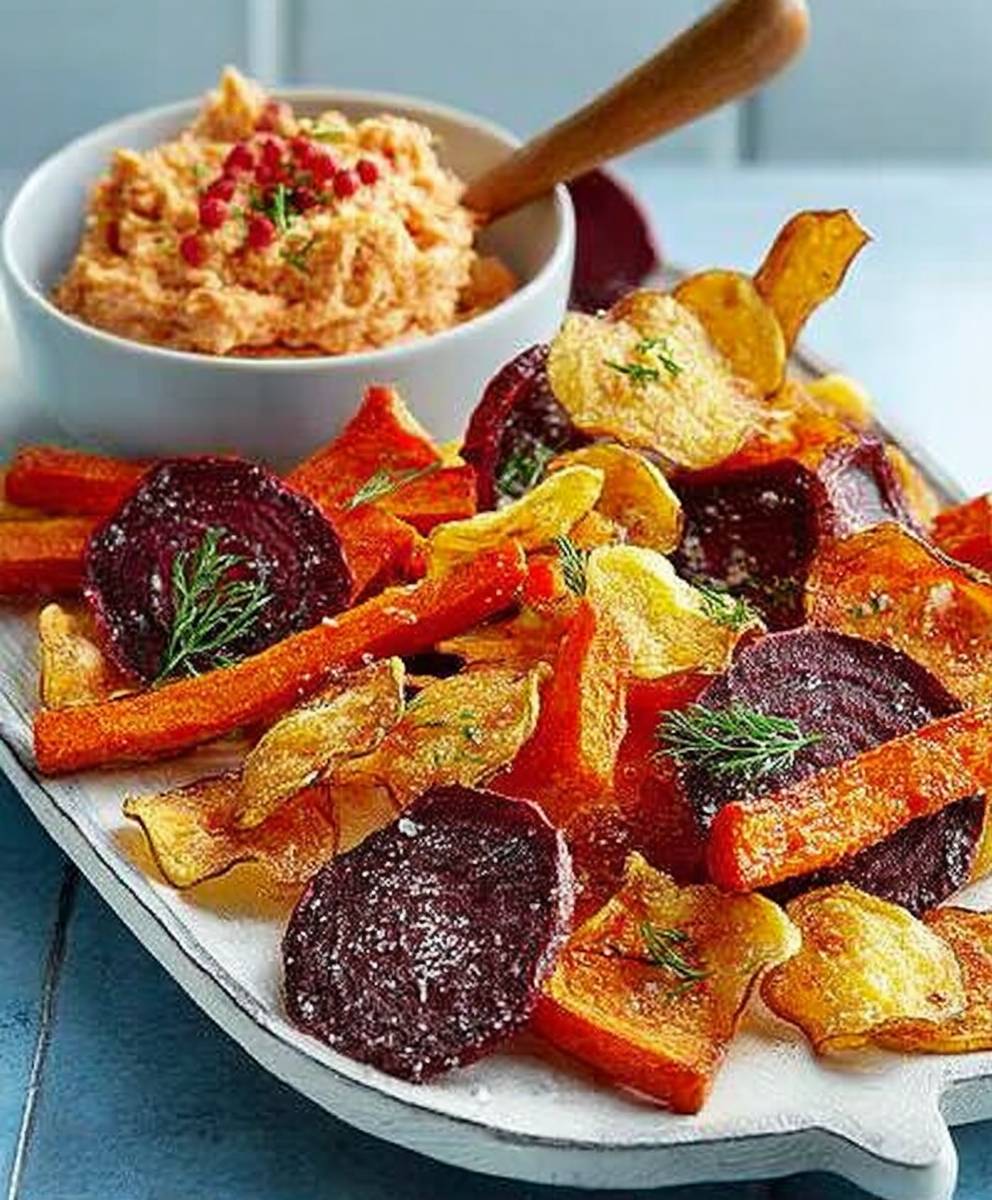 Crispy Roasted Veggie Chips image 2