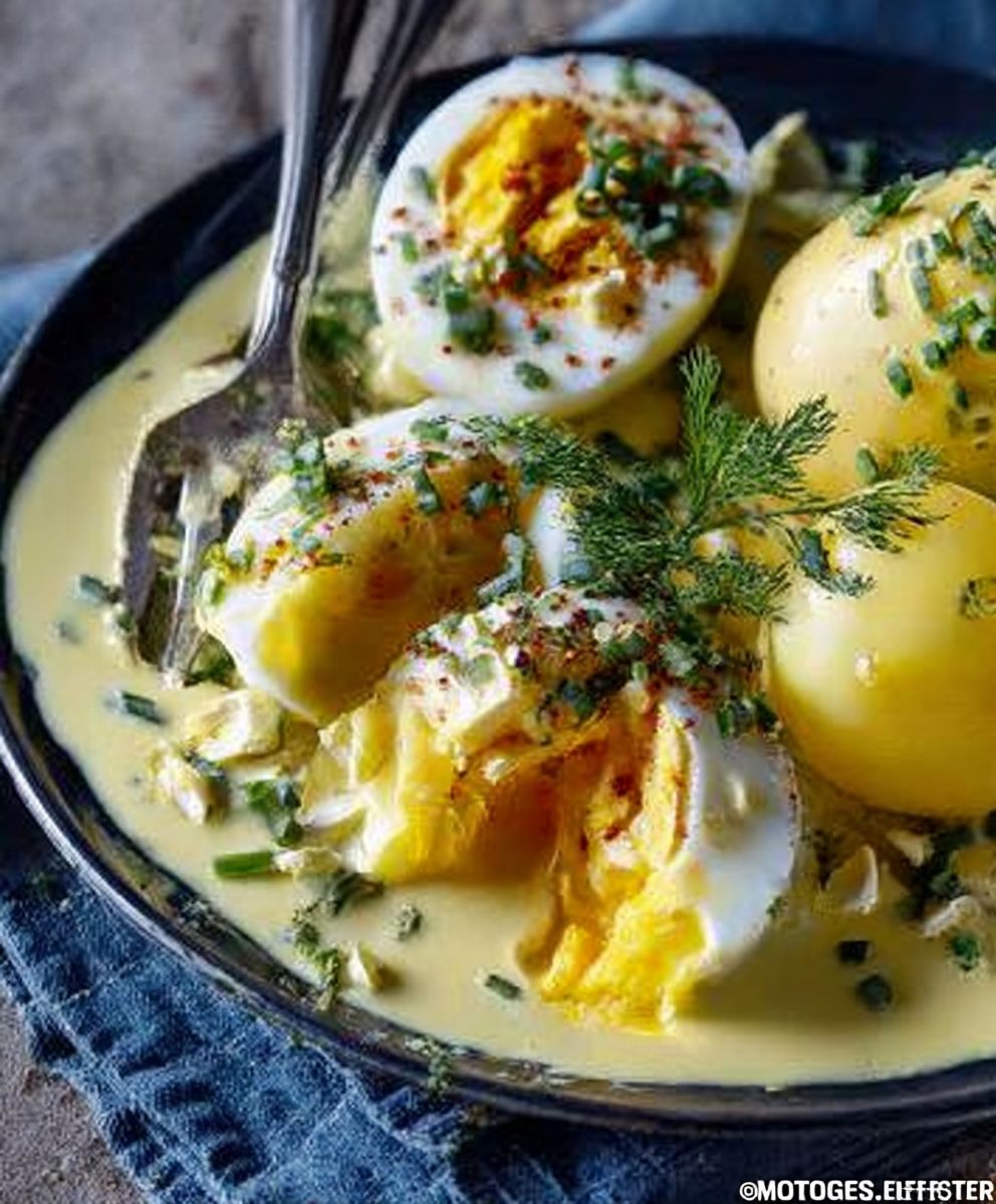 Eier in Senfsosse feiern Comeback! Einfaches Rezept, das jetzt alle pinnen | Senfeier wie bei Oma image 2