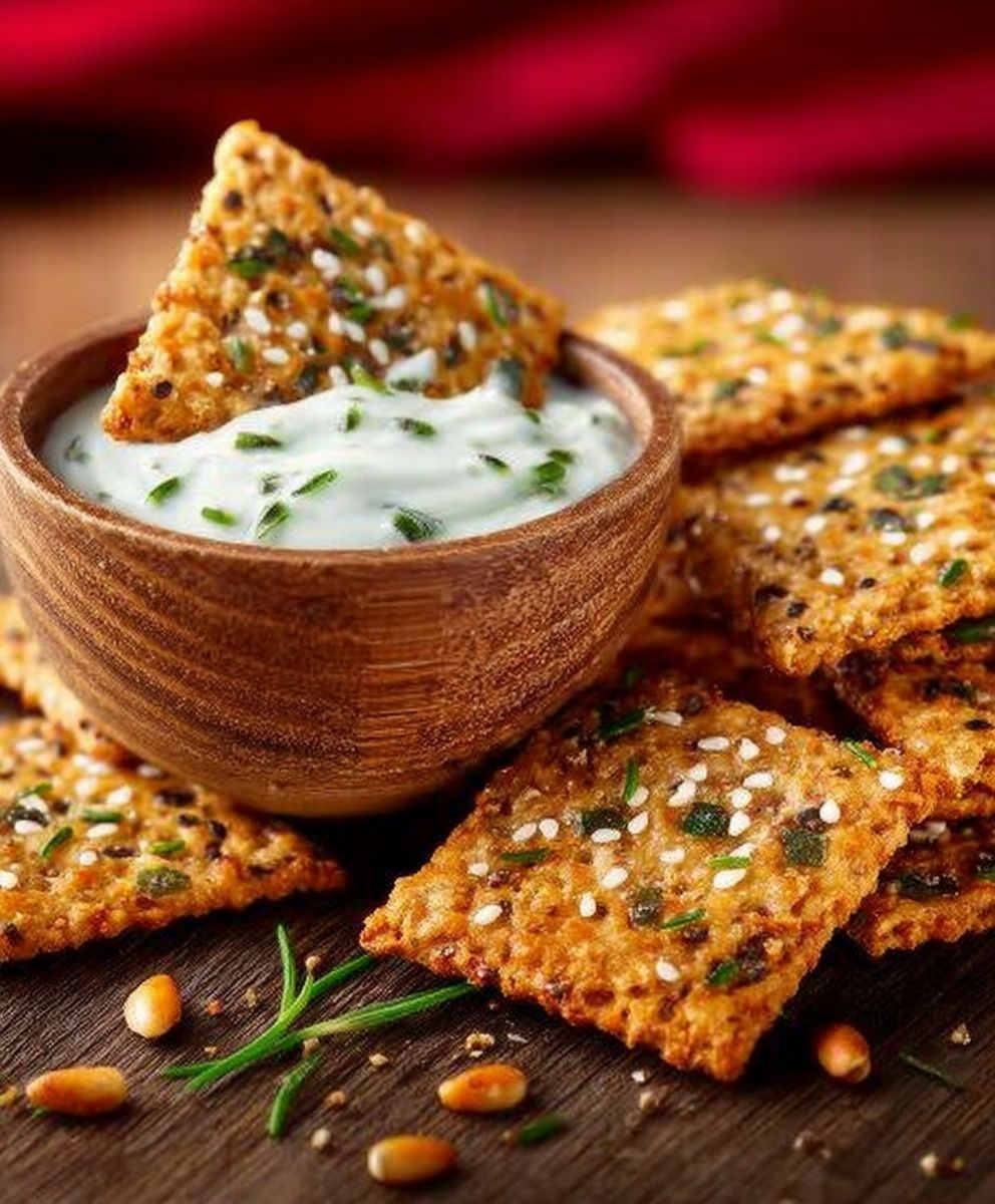 Herzhafte vegane Cracker - gesund und lecker image 2