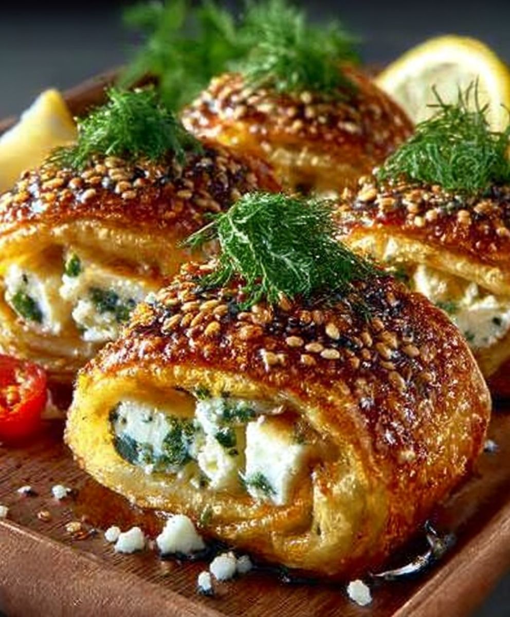 Knusprige Feta-Röllchen mit Paprika & Kräutern – blitzschnell & vegetarisch image 2