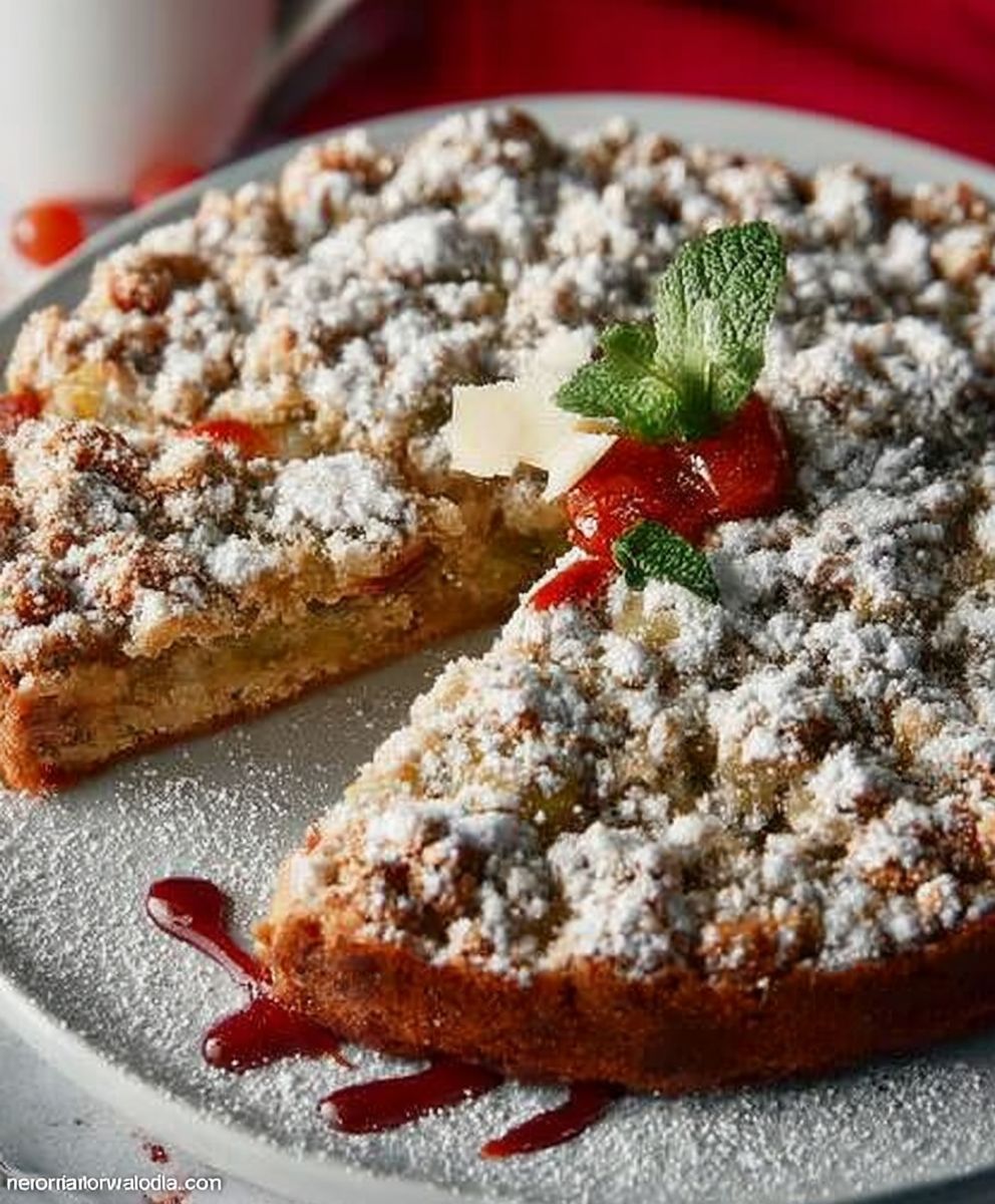Knusprig-saftiger Rhabarber-Streuselkuchen image 2