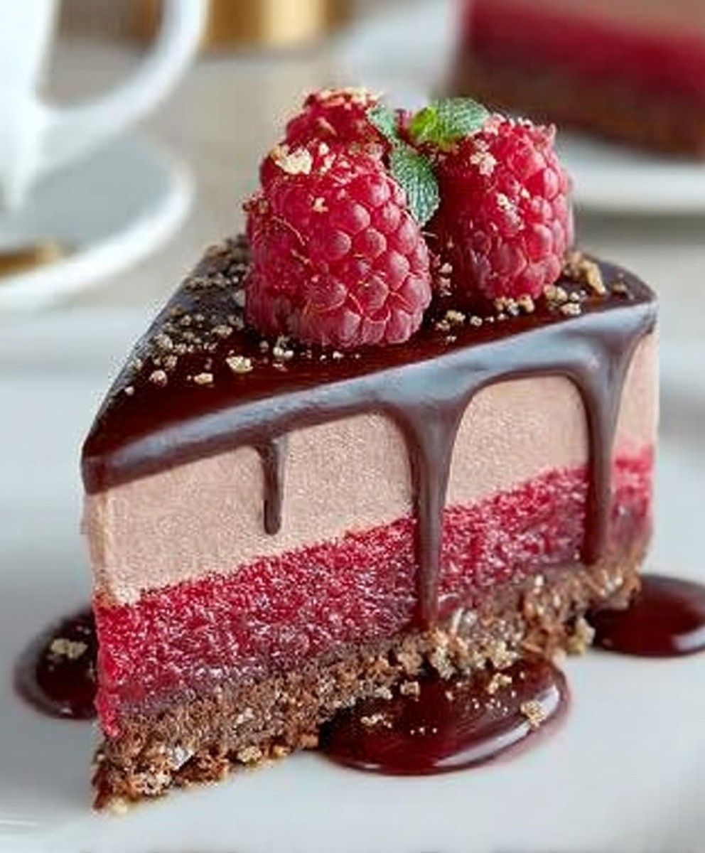 Schokoladen-Himbeer-Mousse-Torte – Cremig, fruchtig & edel! image 2