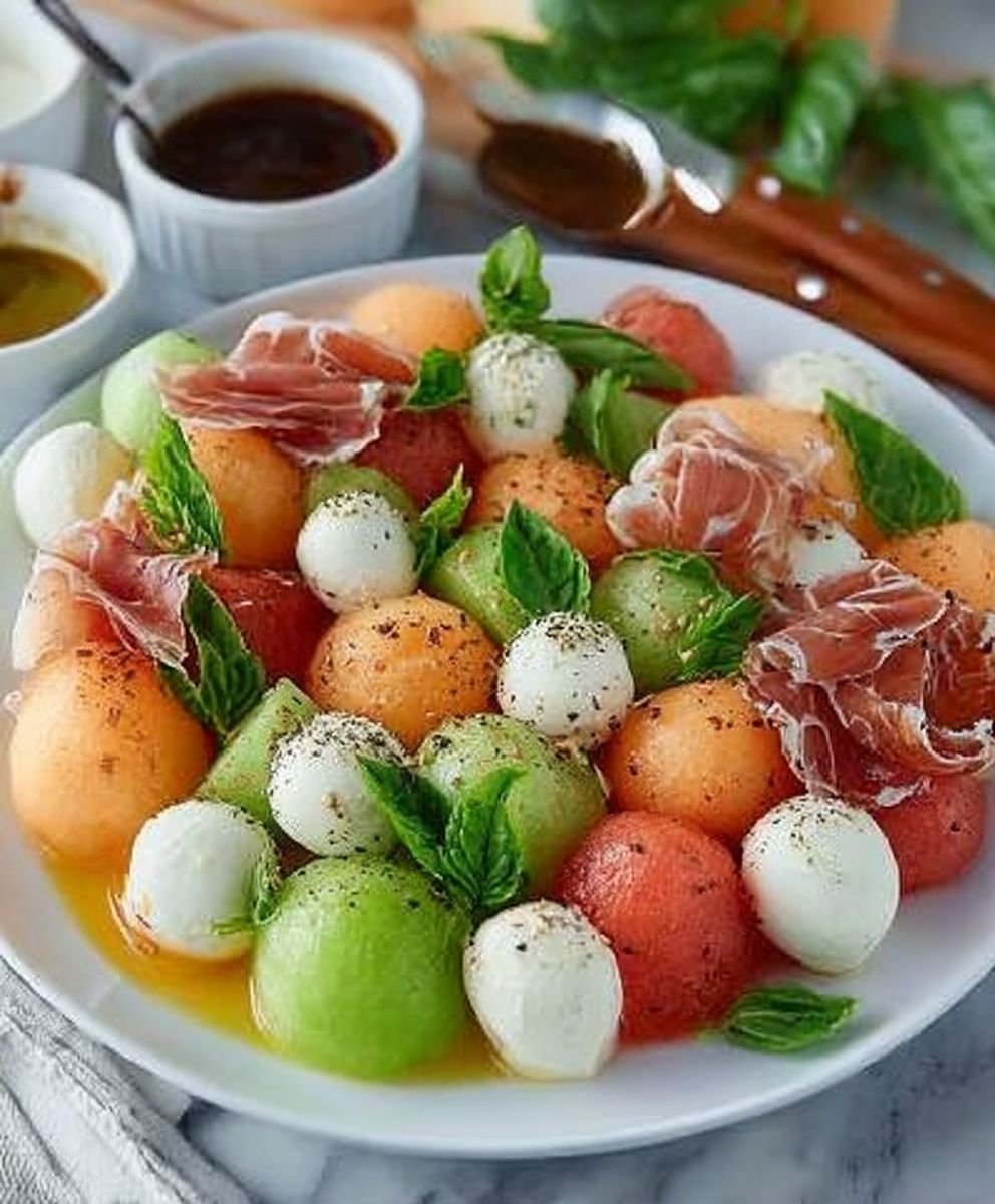 Summer Melon and Bresaola Salad image 2