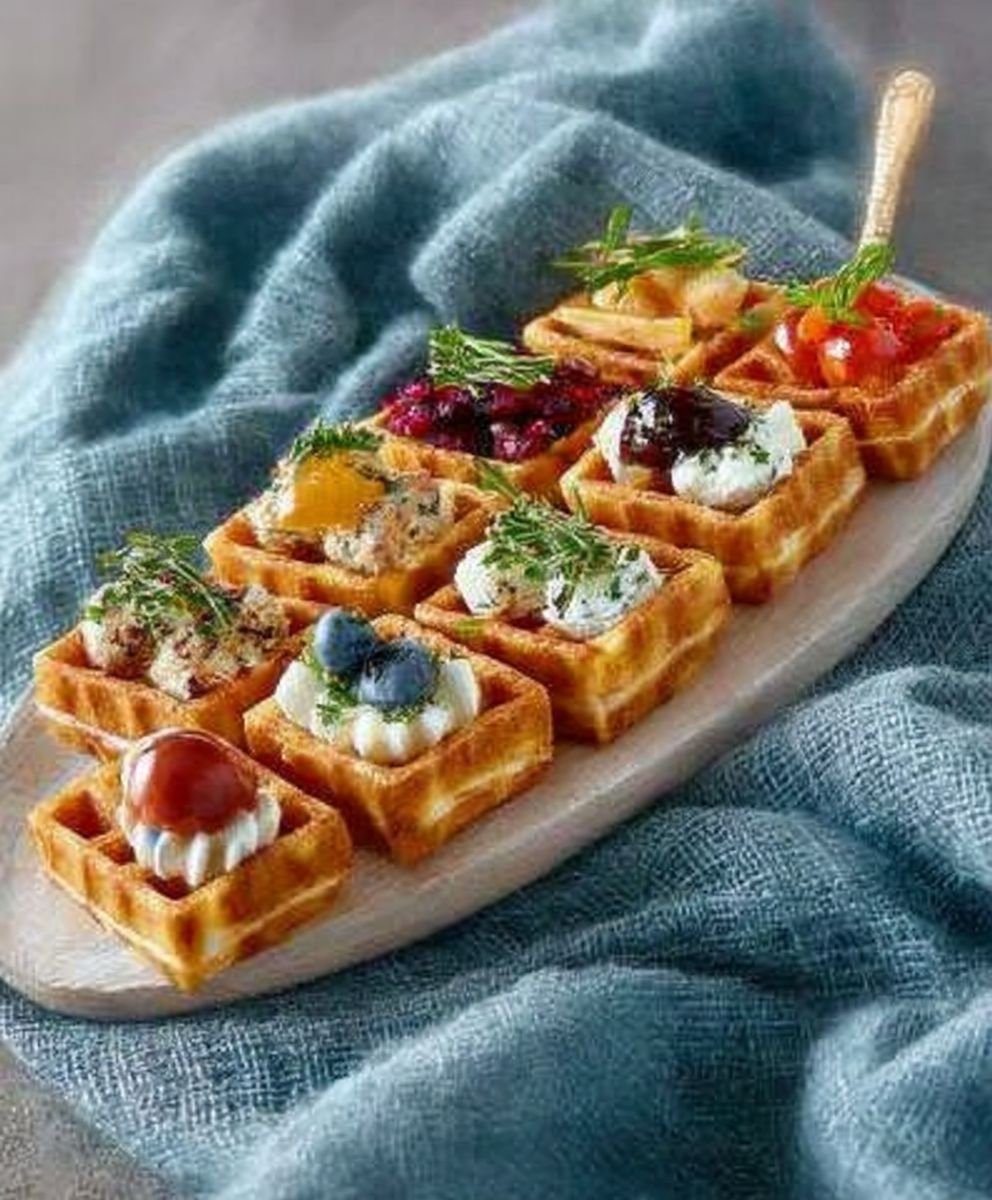 Waffle finger food: perfetti per aperitivi e buffet - 🍩 Trattoria da Martina image 2